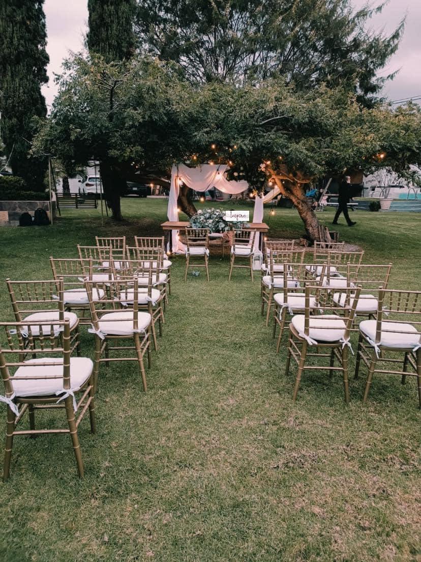 Decoración para boda civil elegante