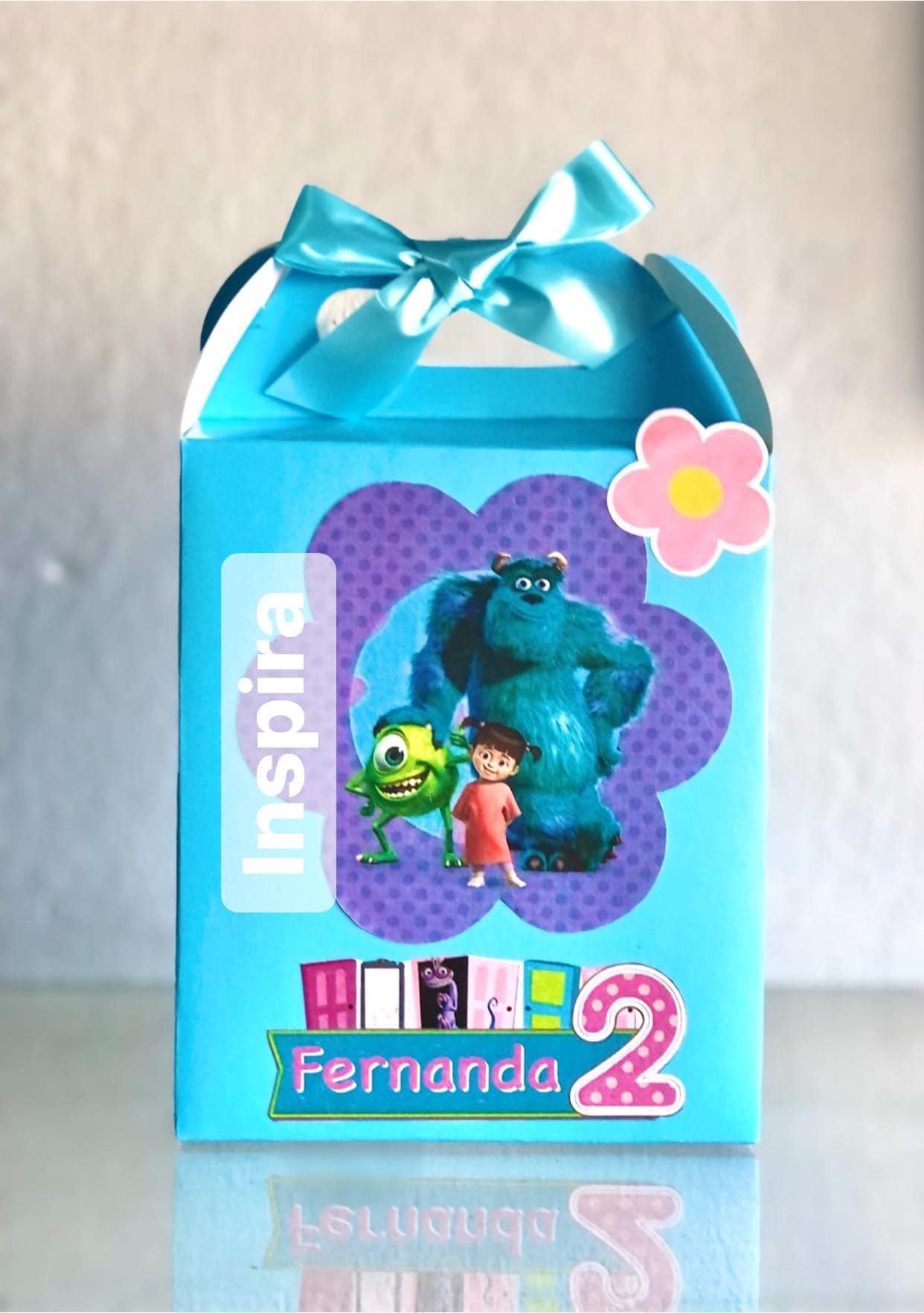 Cajitas personalizadas para dulces de fiesta infantil