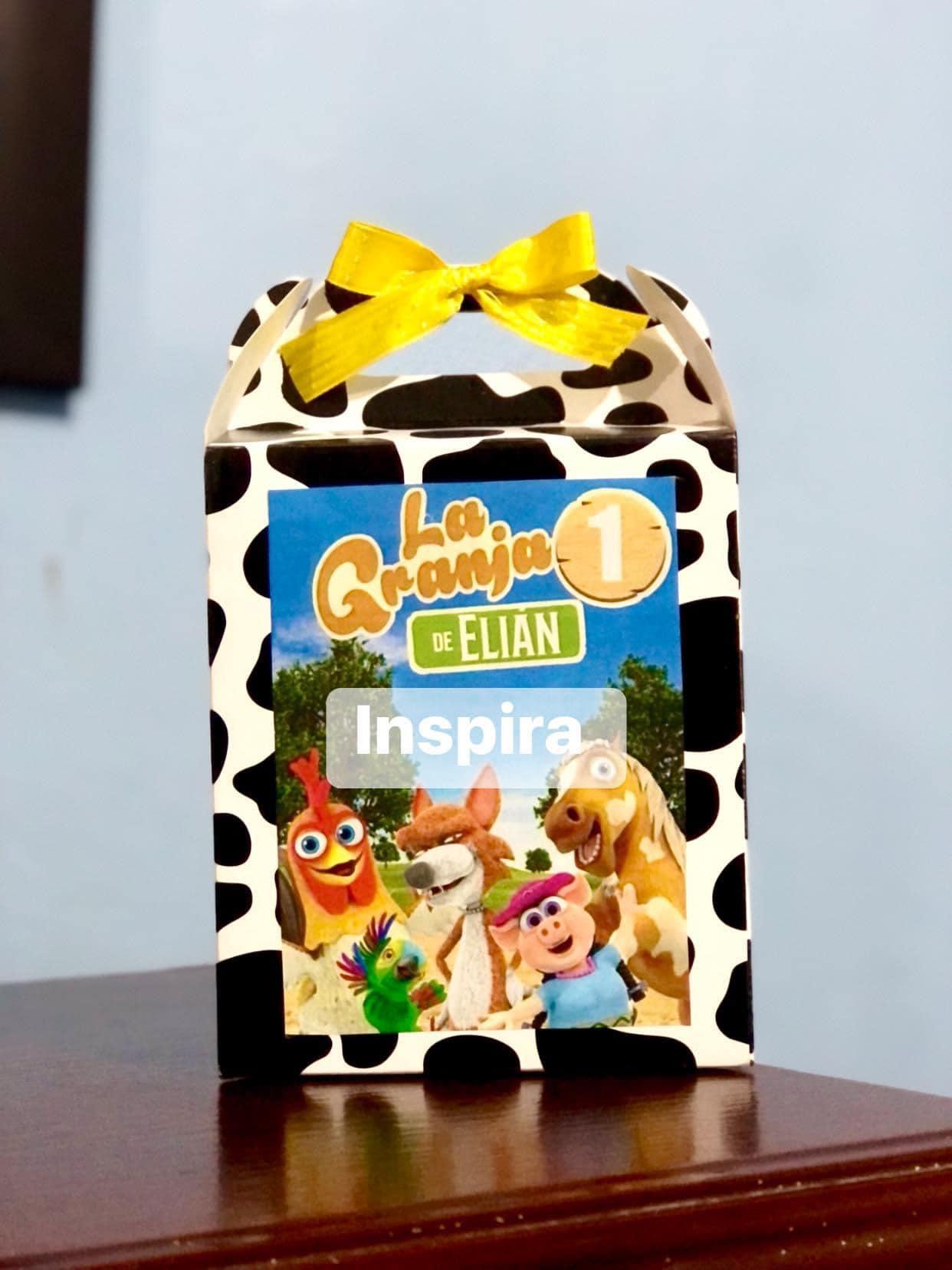 Cajitas personalizadas para dulces de fiesta